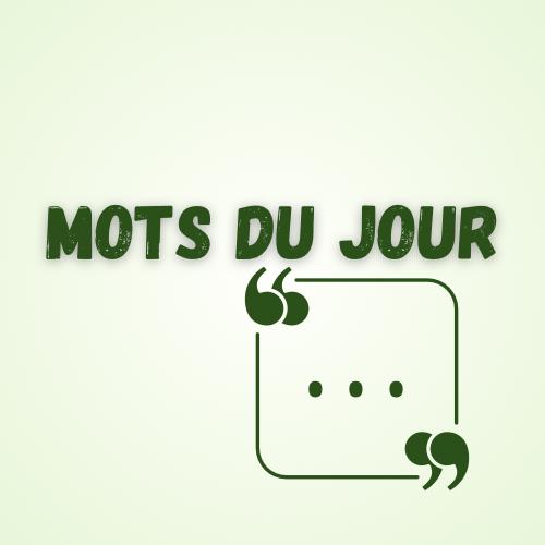 Mots du Jour