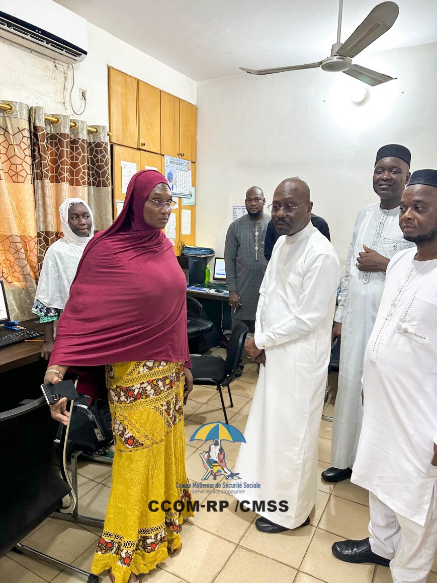 CMSS: Visite inopinée du Directeur Général de la CMSS dans les locaux de la Direction Générale