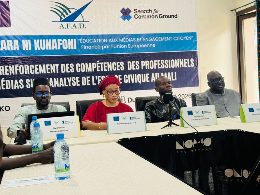 FORMATION DES JOURNALISTES À BAMAKO : Renforcer la presse face aux défis de l’espace civique et des élections 